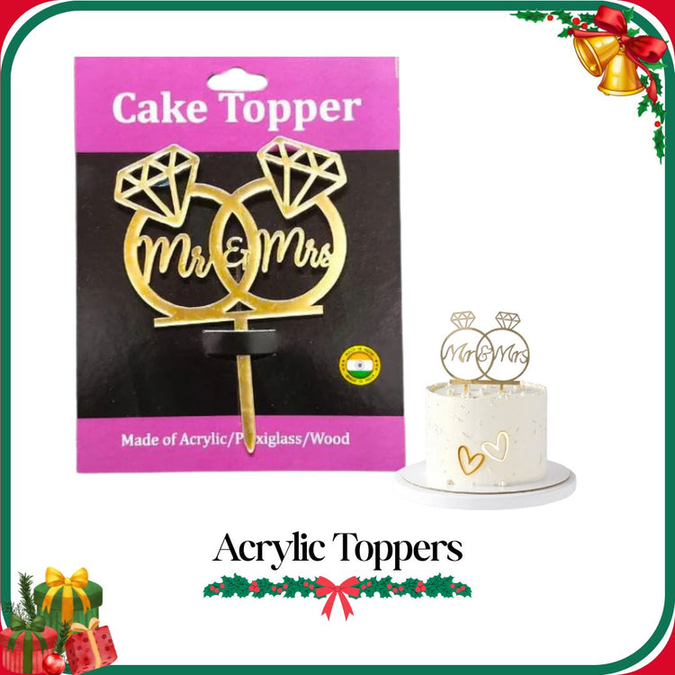 Acrylic Cake Topper