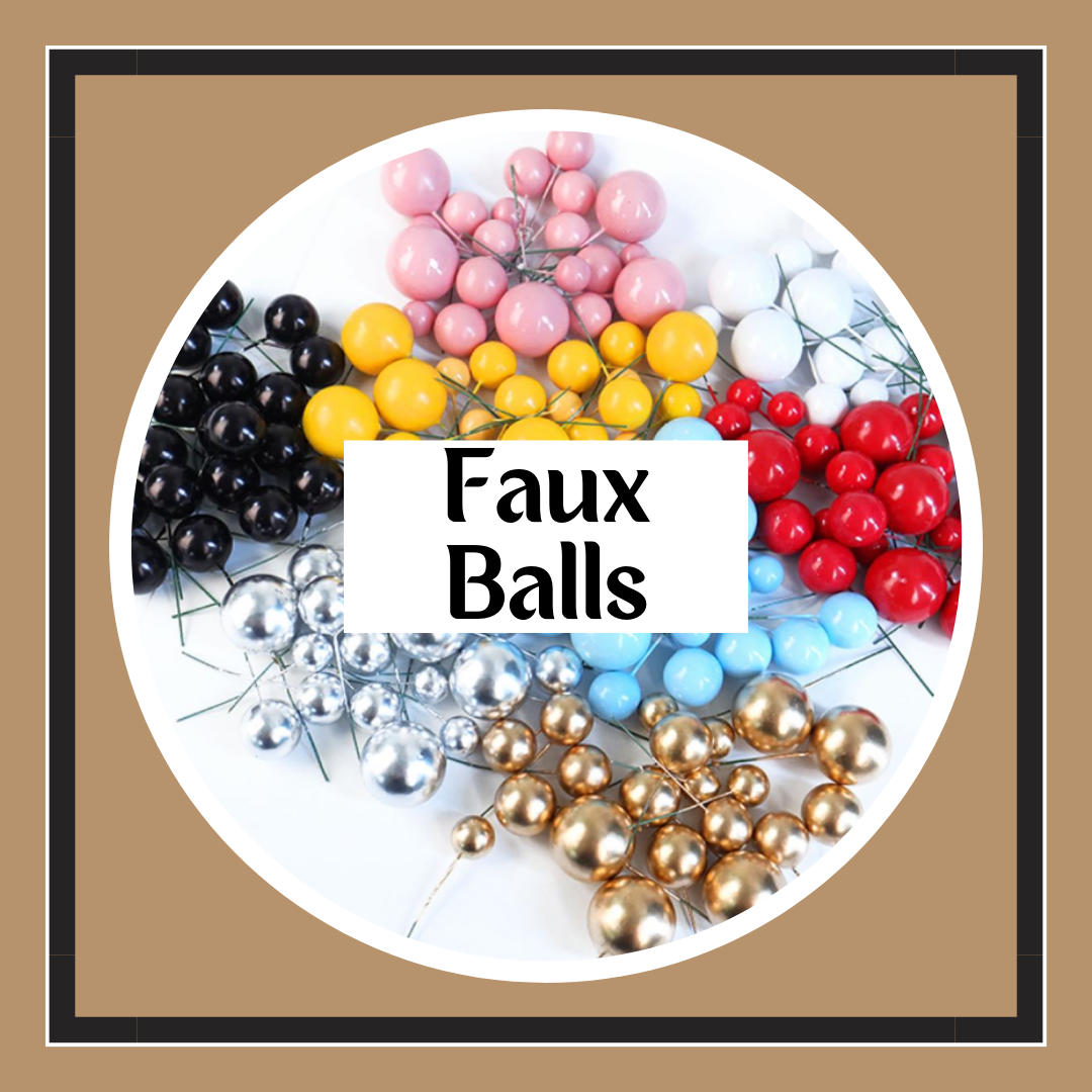 Faux Balls | Cake Toppers