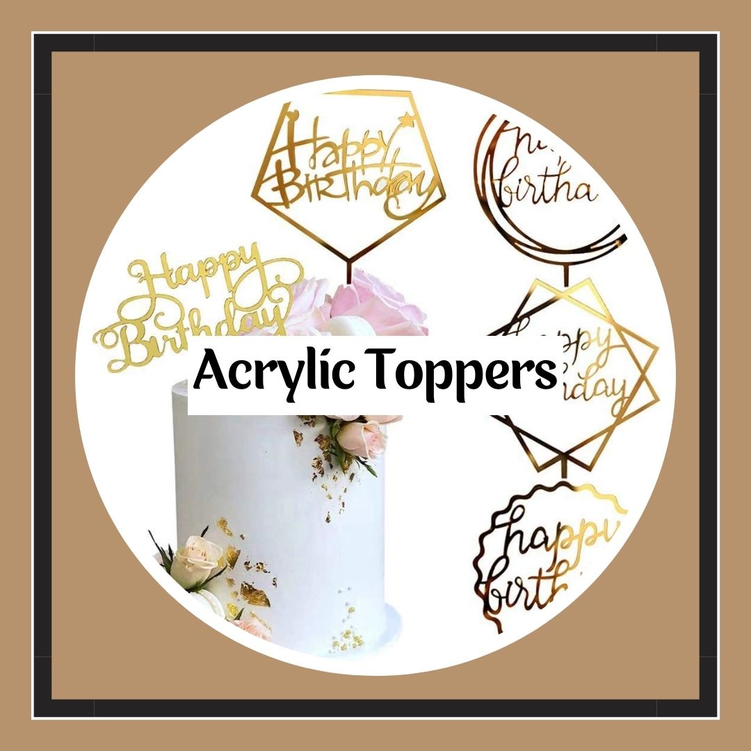 Acrylic Cake Toppers