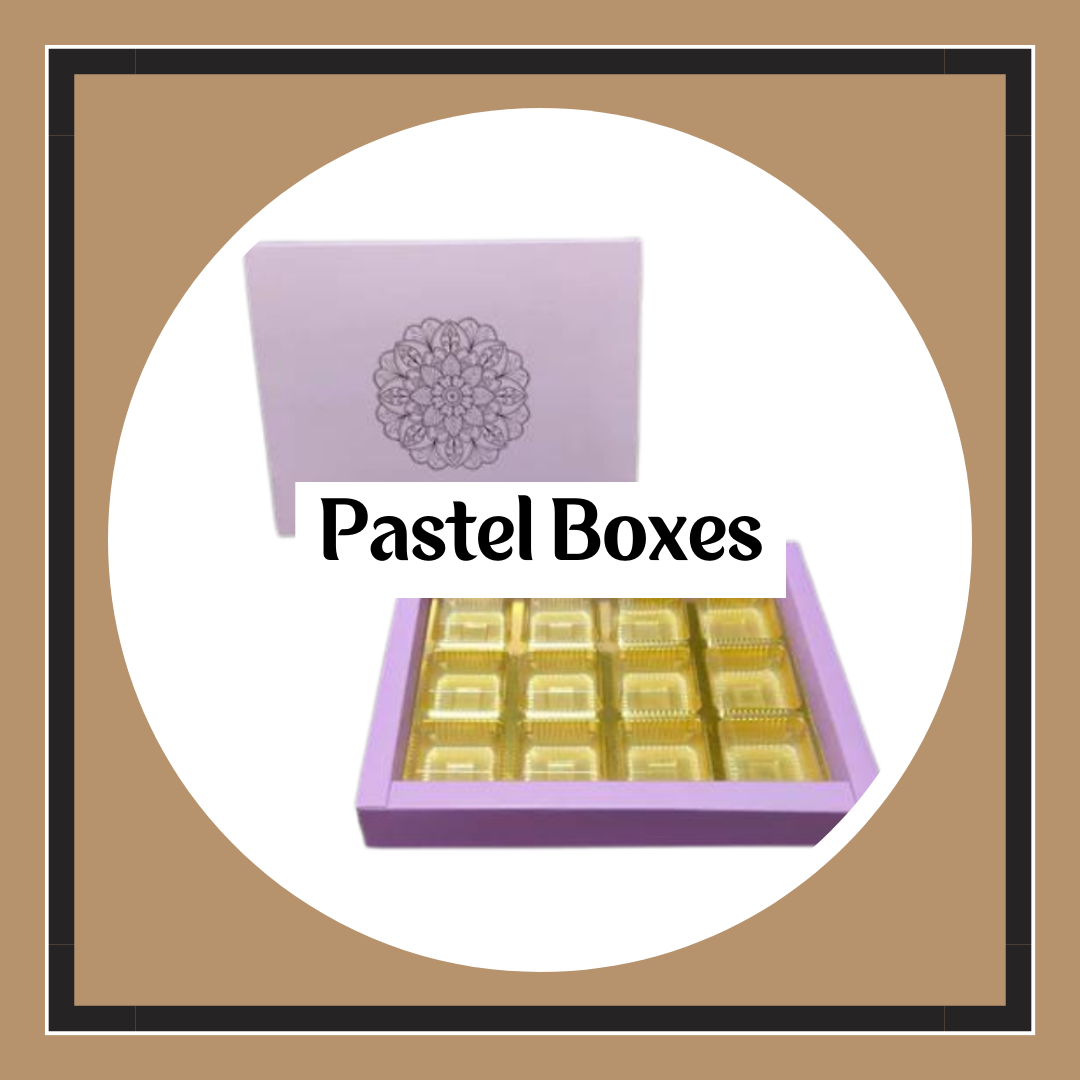 Pastel Cavity & Lid  Boxes