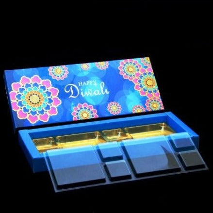 12 Diwali Box with DC Cavity & Lid (D.No-001) Sweetkraft | Baking supplies