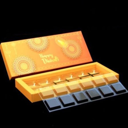 12 Diwali Box with Cavity & Lid (D.No-003) Sweetkraft | Baking supplies