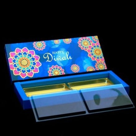 12 Diwali Box with Partition Cavity & Lid (D.No-002) Sweetkraft | Baking supplies