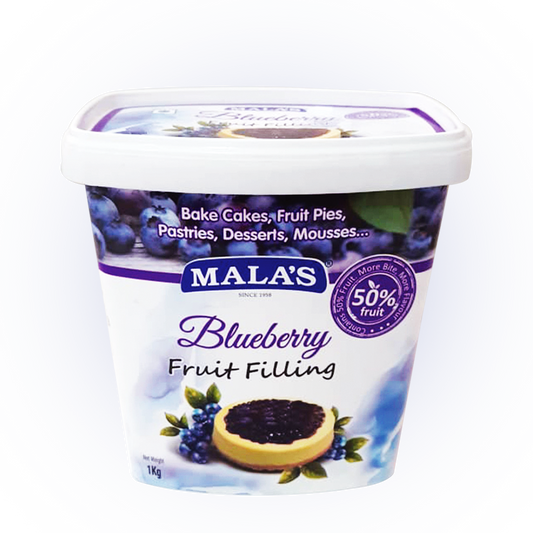 Blueberry Fruit Filling 1kg - Mala's Sweetkraft | Baking supplies