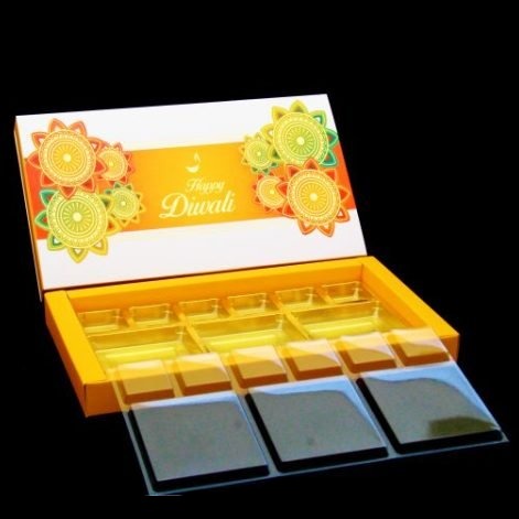 18 Diwali Box with DC Cavity & Lid (D.No-005) Sweetkraft | Baking supplies