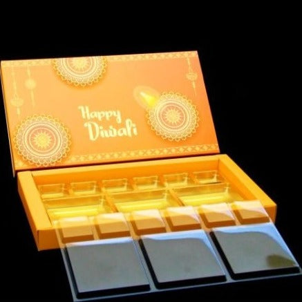18 Diwali Box with DC Cavity & Lid (D.No-003) Sweetkraft | Baking supplies