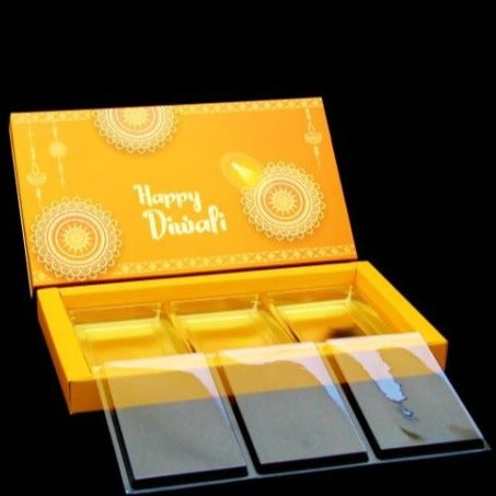 18 Diwali Box with Partition Cavity & Lid (D.No-003) Sweetkraft | Baking supplies