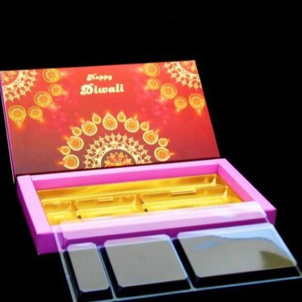 18 Diwali Box with Pataka Cavity & Lid (D.No-001) Sweetkraft | Baking supplies