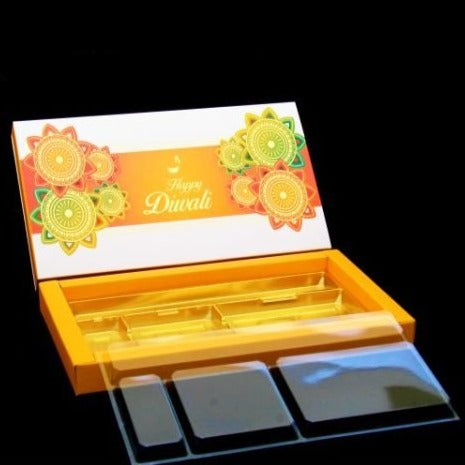 18 Diwali Box with Pataka Cavity & Lid (D.No-005) Sweetkraft | Baking supplies
