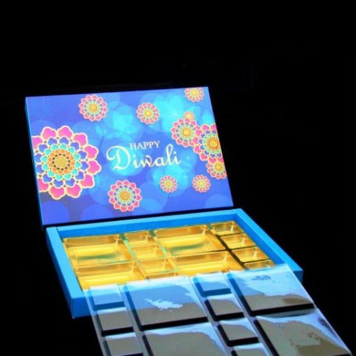 24 Diwali Box with DC Cavity & Lid (D.No-002) Sweetkraft | Baking supplies