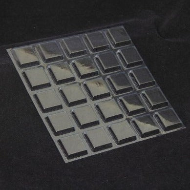 25 cavity Lid cover 5*5 - (Pack of 10) Sweetkraft | Baking supplies