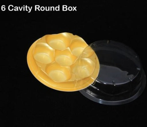 6 Cavity Round Modak Box Sweetkraft | Baking supplies
