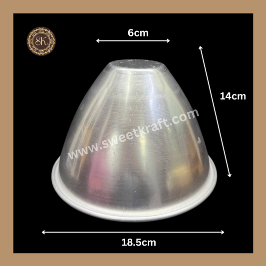 Aluminium Doll Cake Tin | Doll Cake Mould | Size- (No-2) Sweetkraft | Baking supplies