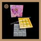 9 Cavity Floral Print Box | 9 Cavity Box | Chocolate Box | Gift Box | Mithai Box | Purple- (With Cavity & Lid Cover) Sweetkraft | Baking supplies