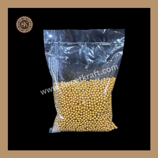 Fancy Candy | Sprinkles | Cake Topping | Golden Colour - Size 3 (500gm) Sweetkraft | Baking supplies