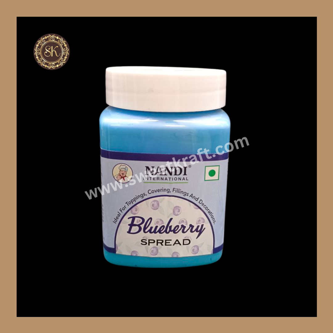 Blueberry Spread | Toppings | Covering | Fillings | Decorations | Nandi Brand - 200gms Sweetkraft | Baking supplies