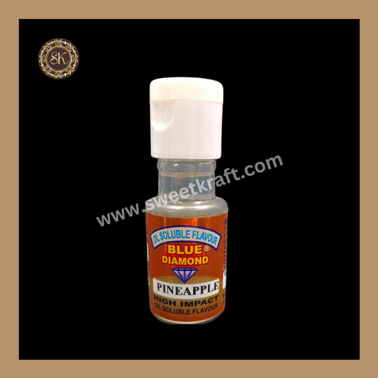 Oil Soluble Flavour | Pineapple | Blue Diamond - 20ml Sweetkraft | Baking supplies