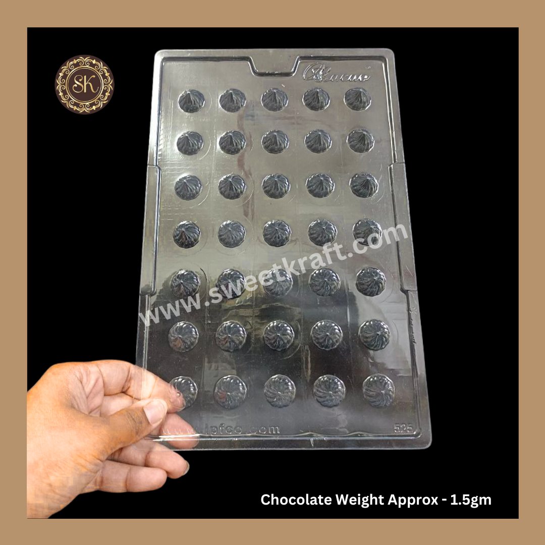 Plastic Chocolate Mould | Modak Mould | Cacao | Plastic Mould | Plastic Molds (PM-367) Sweetkraft | Baking supplies