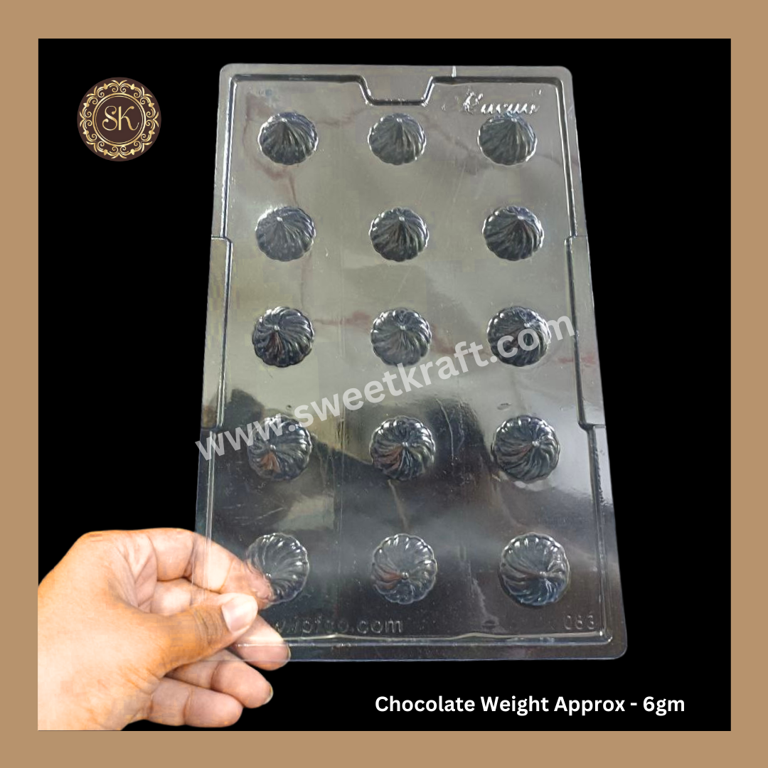 Plastic Chocolate Mould | Modak Mould | Cacao | Plastic Mould | Plastic Molds (PM-368) Sweetkraft | Baking supplies
