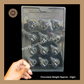 Plastic Chocolate Mould | Modak Mould | Cacao | Plastic Mould | Plastic Molds (PM-370) Sweetkraft | Baking supplies