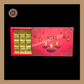 24 Cavity Diwali Box | Golden Cavity | Chocolate Box | Gift Box | Mithai Box | Red- (With Cavity Lid Cover)