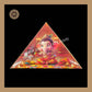 21 Cavity Ganpati Triangle Box | Modak Box with Lid | Triangle Shape Modak Box | Orange Colour | Pack Of 5pcs & 10pcs