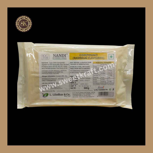 Rasmalai Flavoured Compound | Rasmalai Compound | Nandi - 500gms
