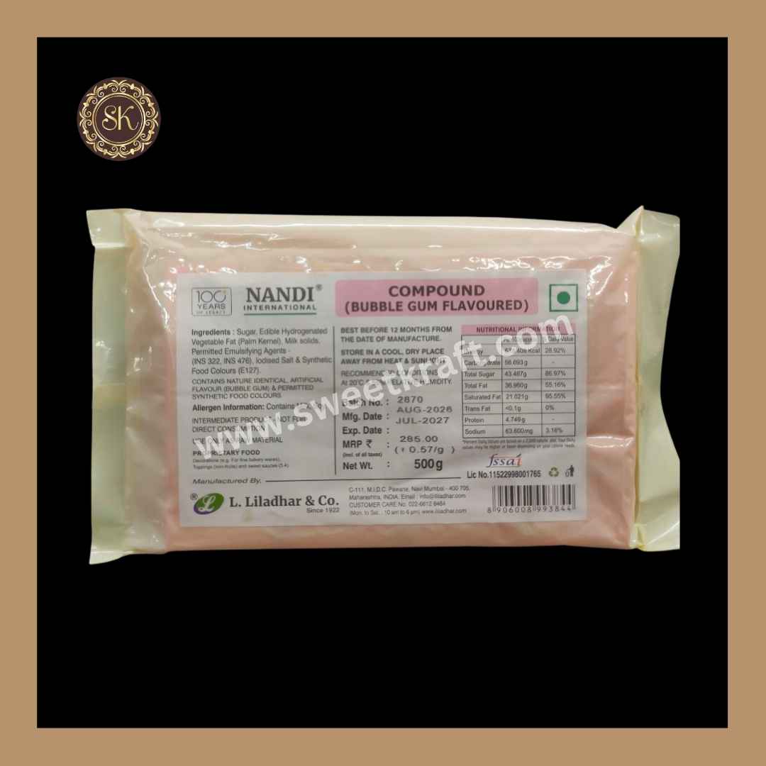 Bubblegum Flavoured Compound | Bubblegum Compound | Nandi - 500gms