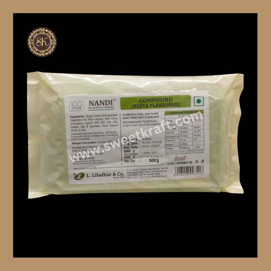 Pista Flavoured Compound | Pista Compound | Nandi - 500gms