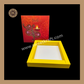 9 Cavity Diwali Box | Mithai Box | Happy Diwali | Golden Cavity Box | Chocolate Box | Gift Box | Yellow Colour - (Only Box)