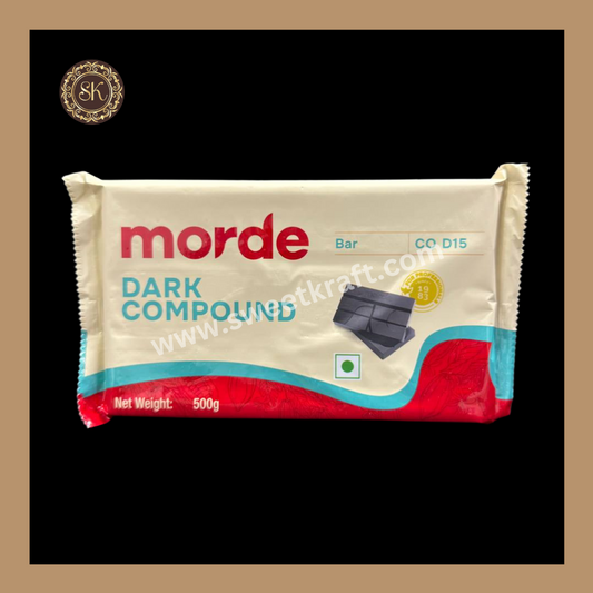 Dark Compound | Dark Compound Slab - (CO D15) | Morde - 500gms Sweetkraft | Baking supplies