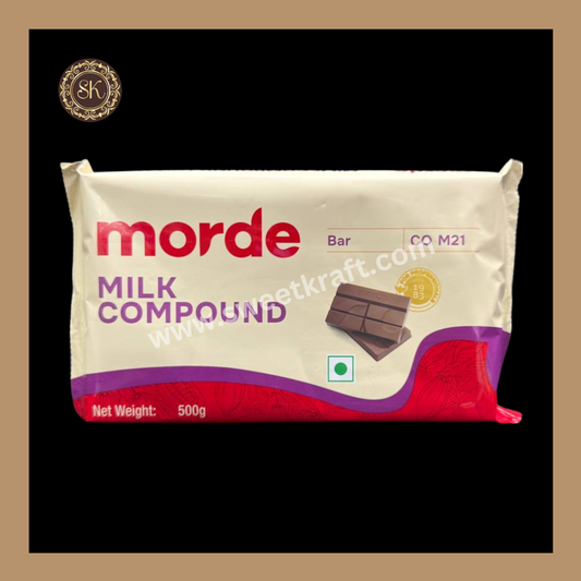 Milk Compound | Milk Compound Slab - (CO M21) | Morde - 500gms Sweetkraft | Baking supplies