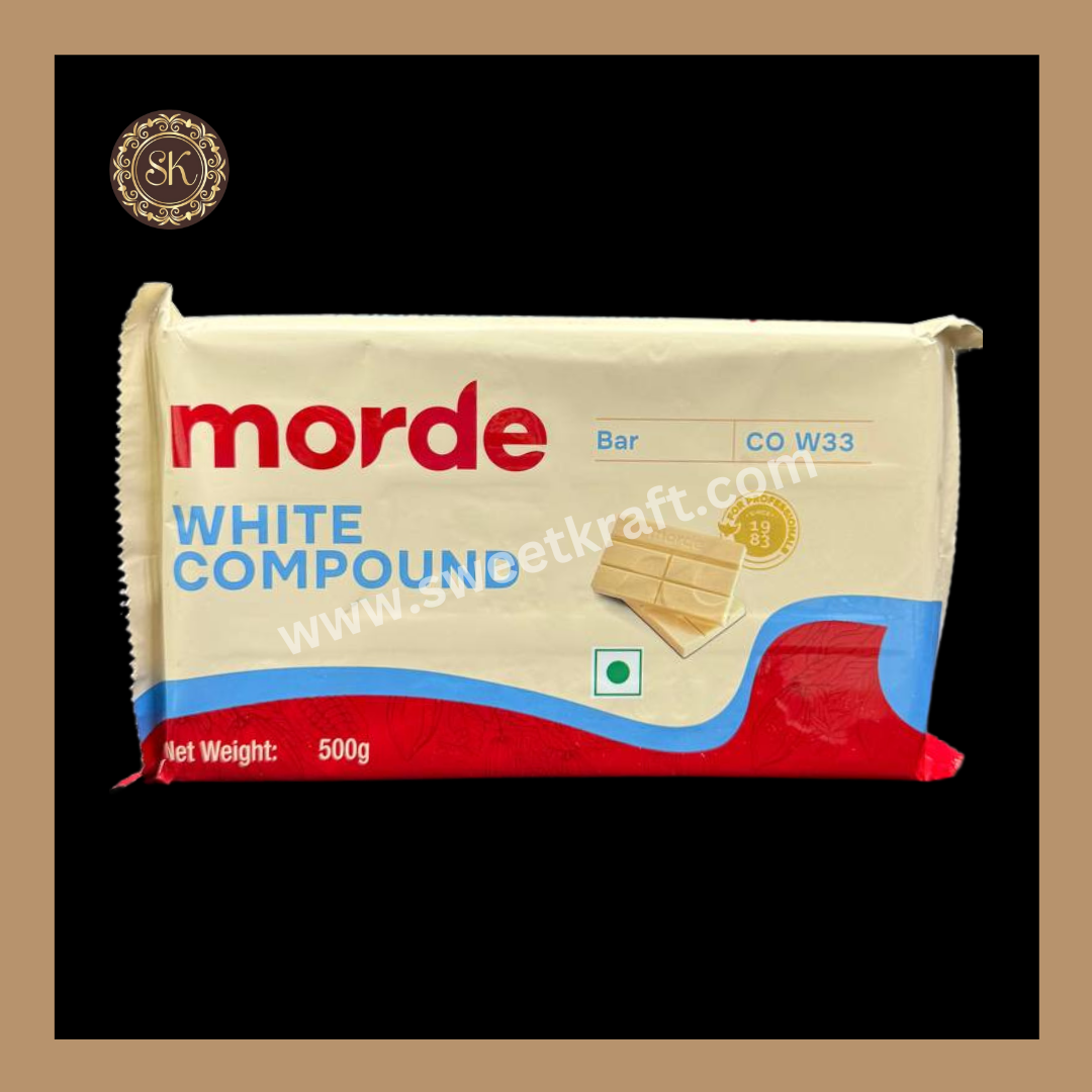 White Compound | White Compound Slab - (CO W33) | Morde - 500gms Sweetkraft | Baking supplies