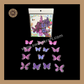 Edible Wafer Butterfly | Pre-Cut Wafer Paper | Stick on Cake Decor | Cake Topper - (EB-001) Sweetkraft | Baking supplies