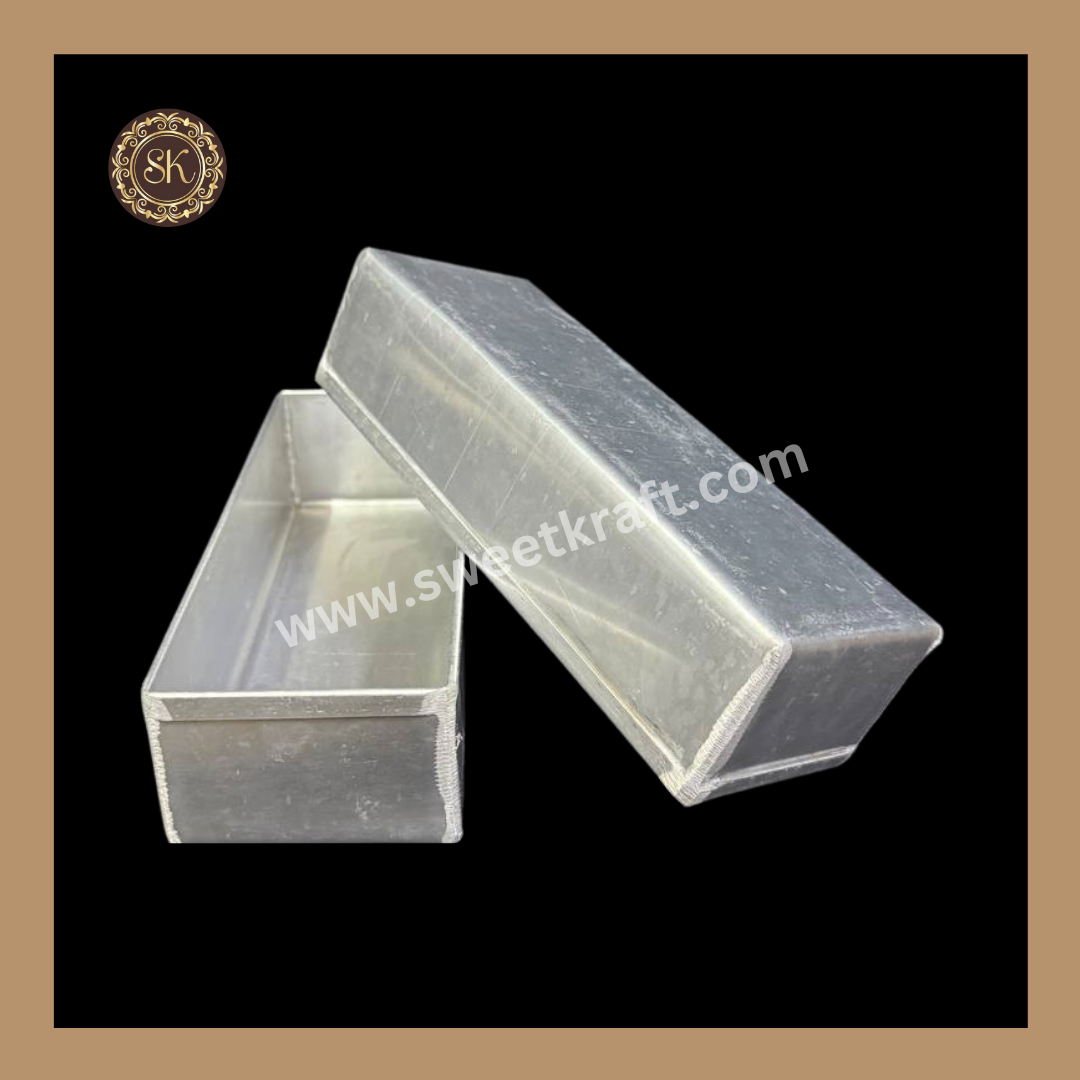 Aluminium Bread Mould | Bar Tin | Plum Cake Tin - 8x3x2inch Sweetkraft | Baking supplies