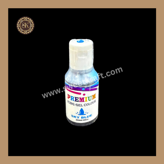 Sky Blue Colour | Food Gel Colours | Bakehaven - 20ml Sweetkraft | Baking supplies