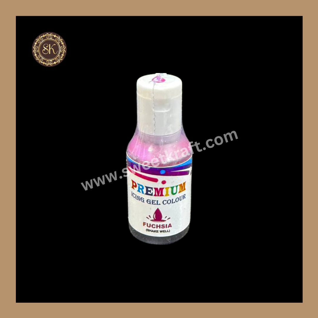Fuchsia Colour | Food Gel Colours | Bakehaven - 20ml Sweetkraft | Baking supplies