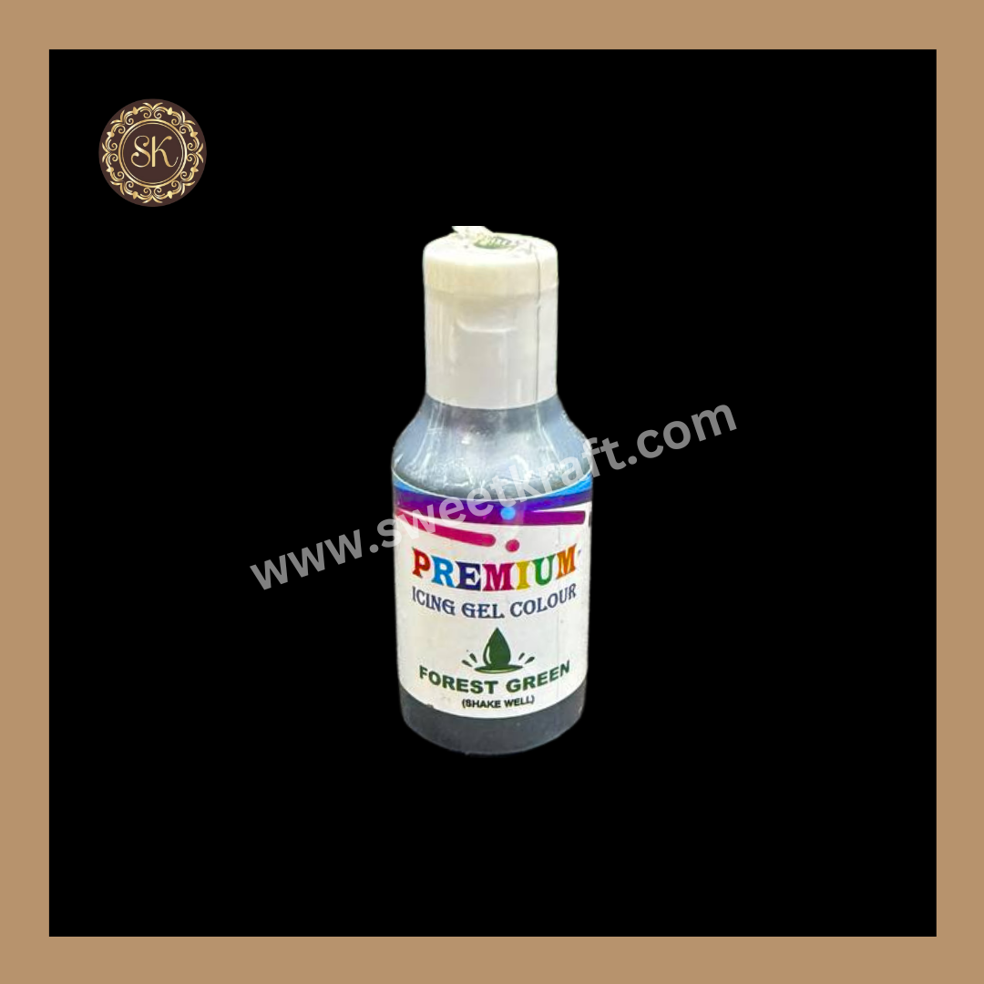 Forest Green Colour | Food Gel Colours | Bakehaven - 20ml Sweetkraft | Baking supplies