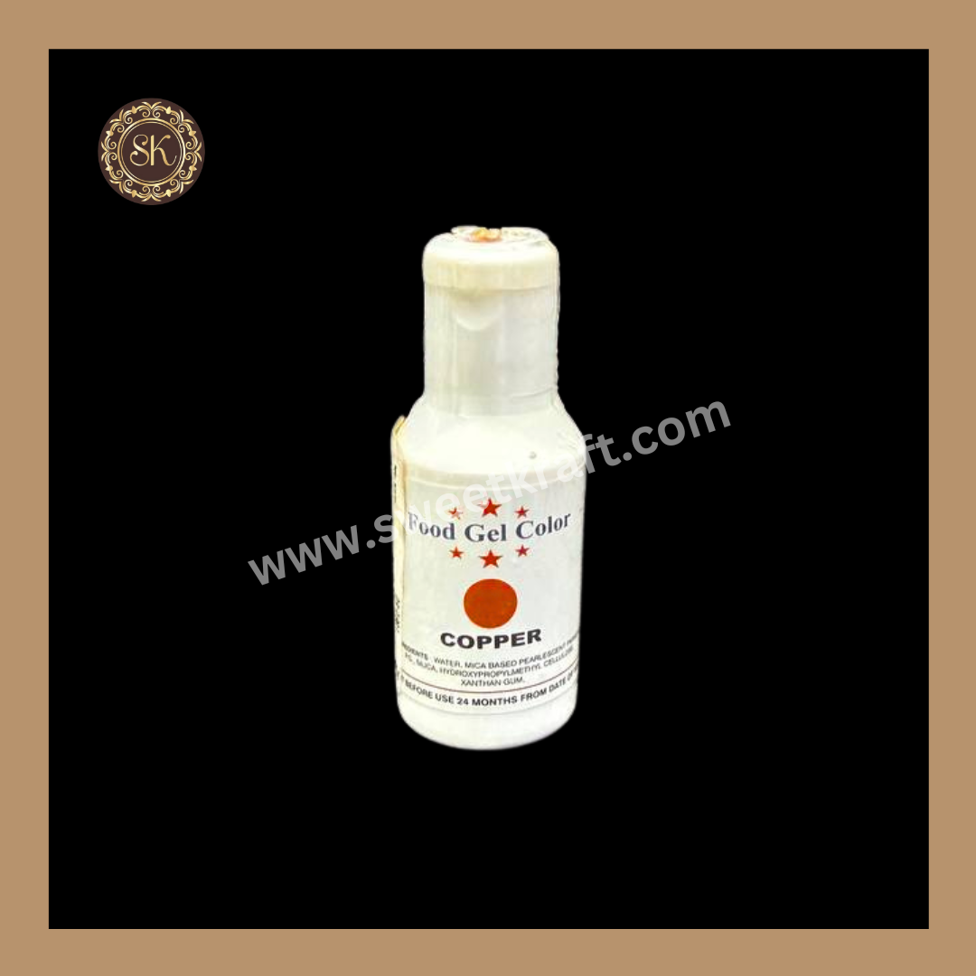 Copper Colour | Food Gel Colours | Bakehaven - 20ml Sweetkraft | Baking supplies