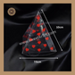 Triangle Heart Box - 050B01 PVC | Heart Box | Chocolate Box | Triangle Box | Red Colour - 5 Pieces & 10 Pieces Sweetkraft | Baking supplies