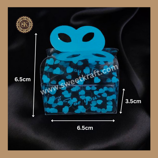 PVC Chocolate Box | Mini Chocolate Box | For You Gift Box | Blue | Kareena J-21 Sweetkraft | Baking supplies