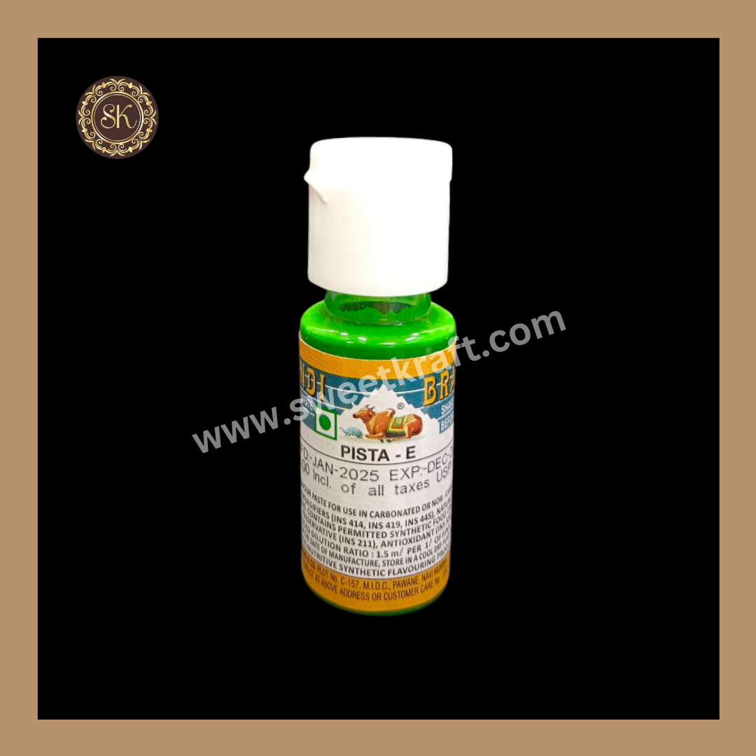 Pista - E | Emulsion | Brand - Nandi (20ml) Sweetkraft | Baking supplies