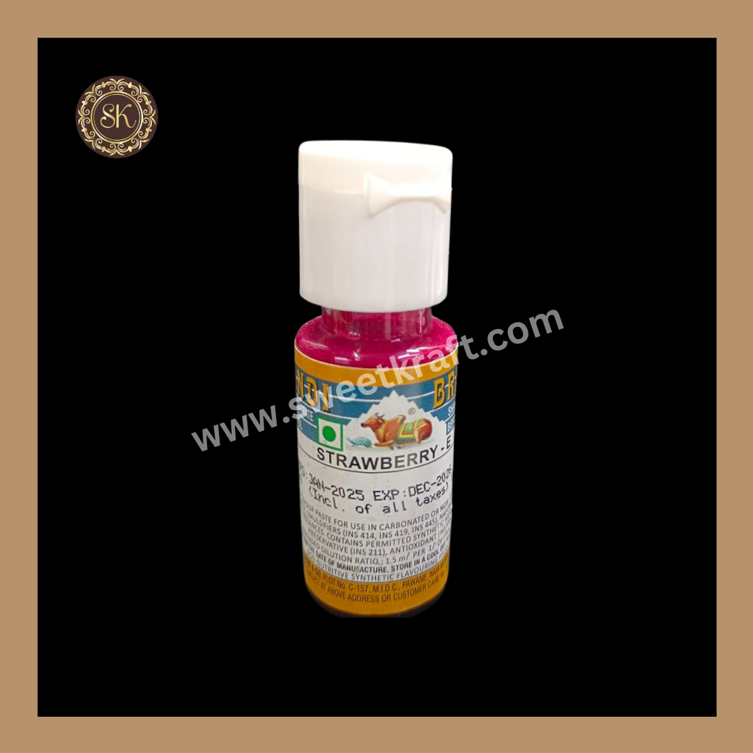 Strawberry - E | Emulsion | Brand - Nandi (20ml) Sweetkraft | Baking supplies