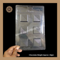 Plastic chocolate mould | Cacao | Square Mould | Mini Kunafa Mold | Plastic molds  (PM-338) Sweetkraft | Baking supplies