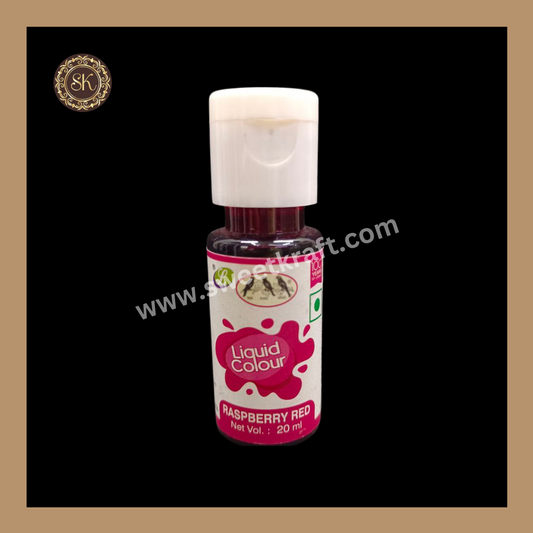 Food Colour | Raspberry Red | Brand - Nandi (20ml) Sweetkraft | Baking supplies
