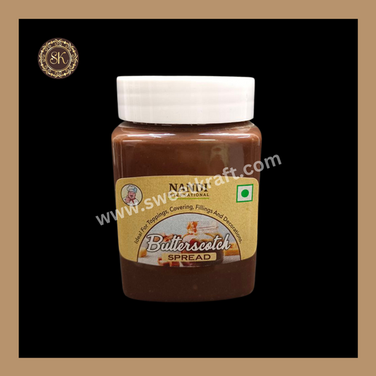 Butterscotch Spread | Toppings | Covering | Fillings | Decorations | Nandi Brand - 200gms Sweetkraft | Baking supplies