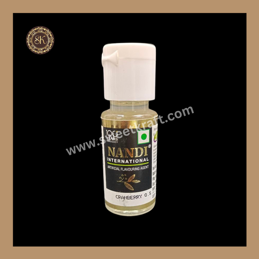Oil Soluble Flavour | Cranberry | Nandi International - 20ml Sweetkraft | Baking supplies