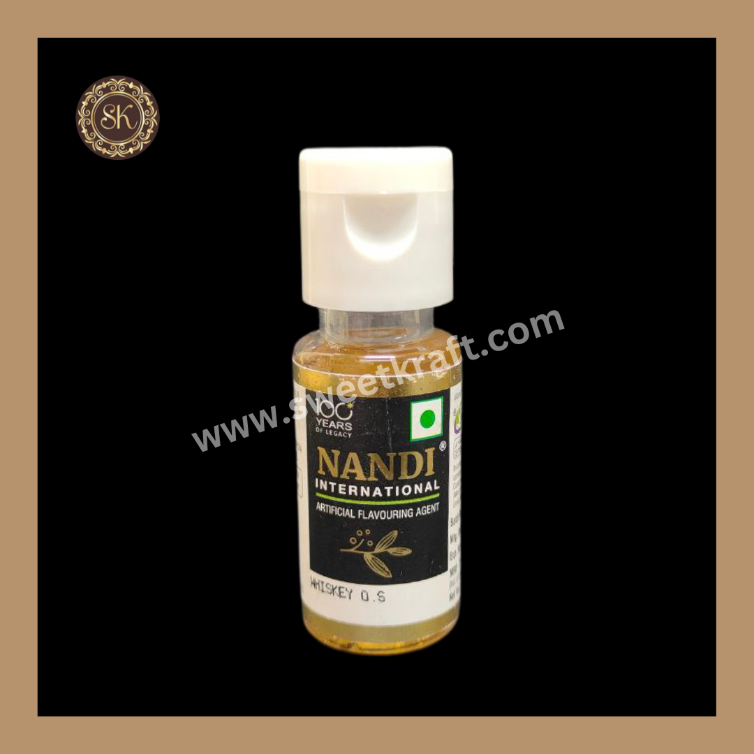 Oil Soluble Flavour | Whiskey | Nandi International - 20ml Sweetkraft | Baking supplies