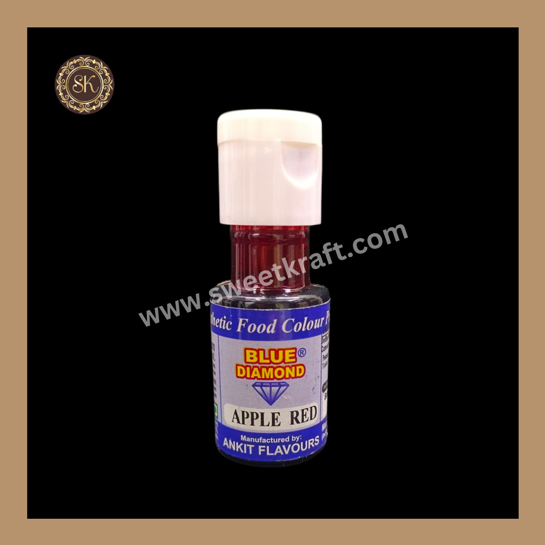 Liquid Food Colour | Apple Red | Blue Diamond - 20ml Sweetkraft | Baking supplies