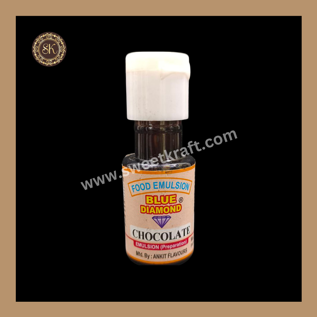 Food Emulsion | Chocolate  | Emulsion | Brand -Blue Diamond (20ml) Sweetkraft | Baking supplies